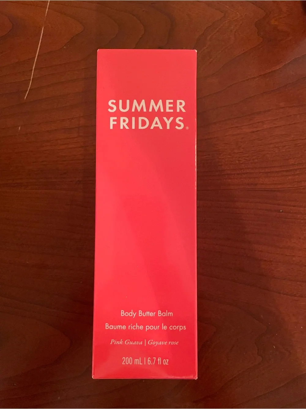 Summer Fridays Pink Guava Body Butter Balm - Bright Pink Packaging